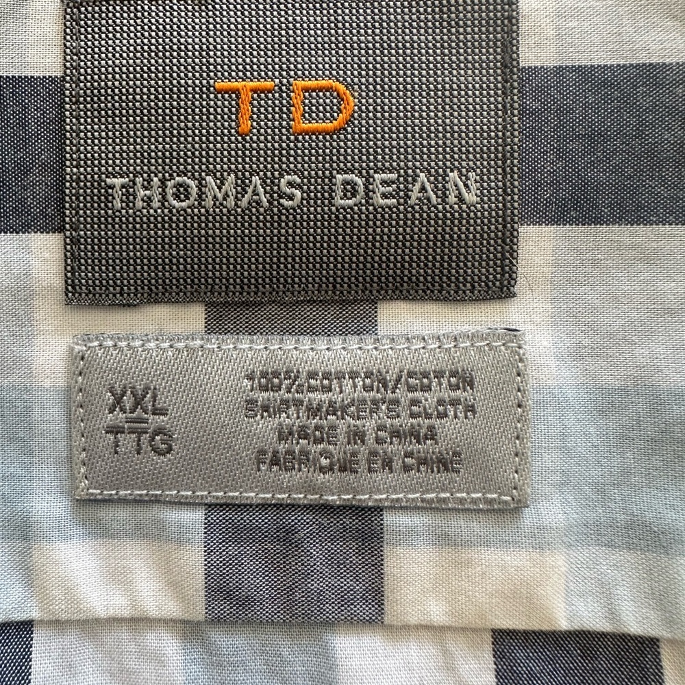 Thomas Dean Men's Plaid Shirt, size XXL - Picture 8 of 8